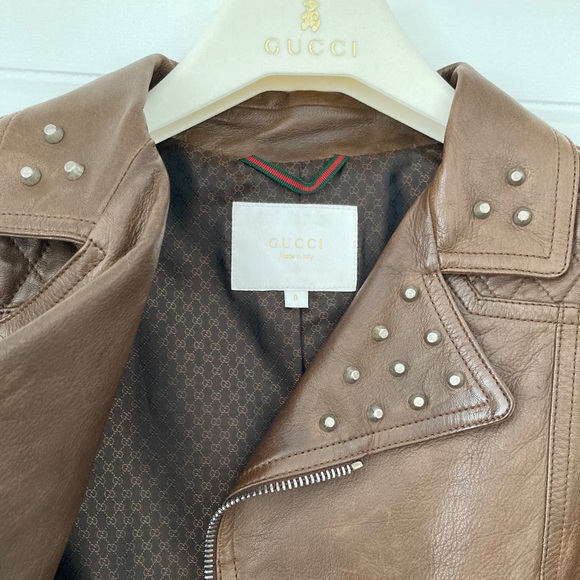Gucci Kid’s Leather Jacket Authentic - Picture 2 of 16